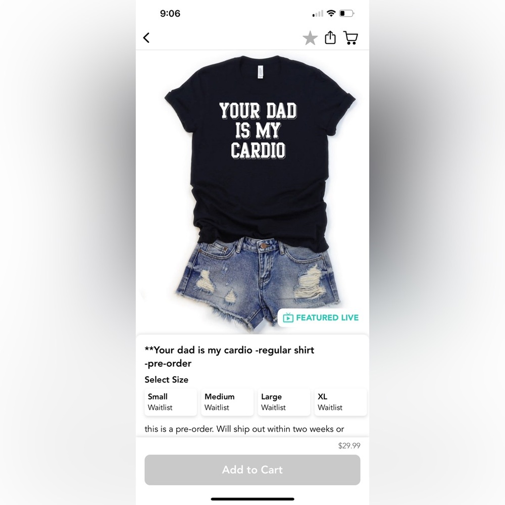 Your Dad is My Cardio shirt